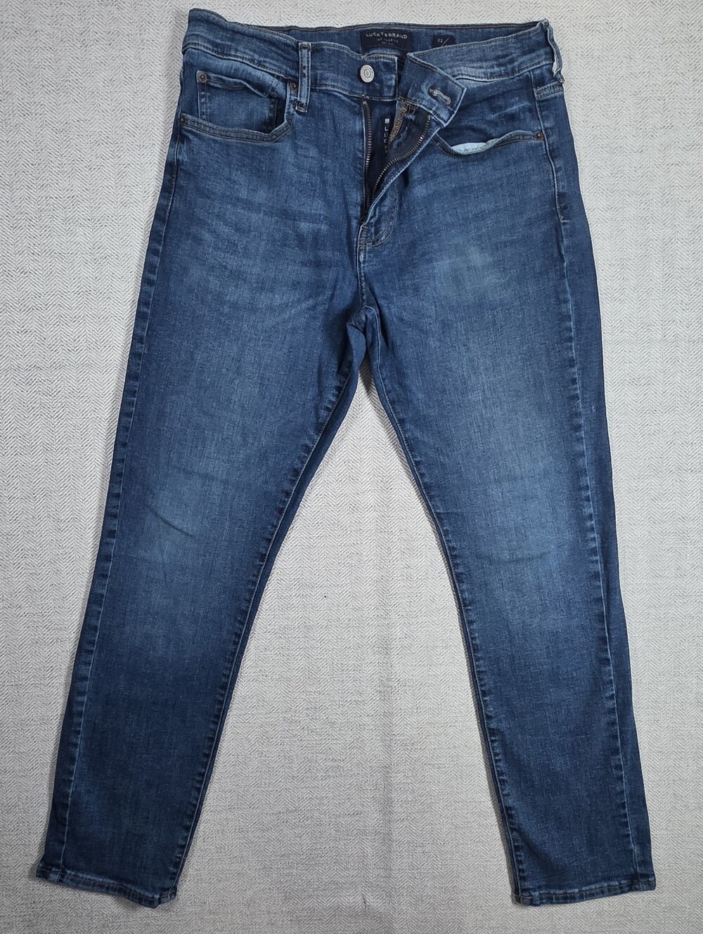 Lucky Brand Jeans Mens 32x30 412 Athletic Slim Blue Stretch Denim 2024 Model 32